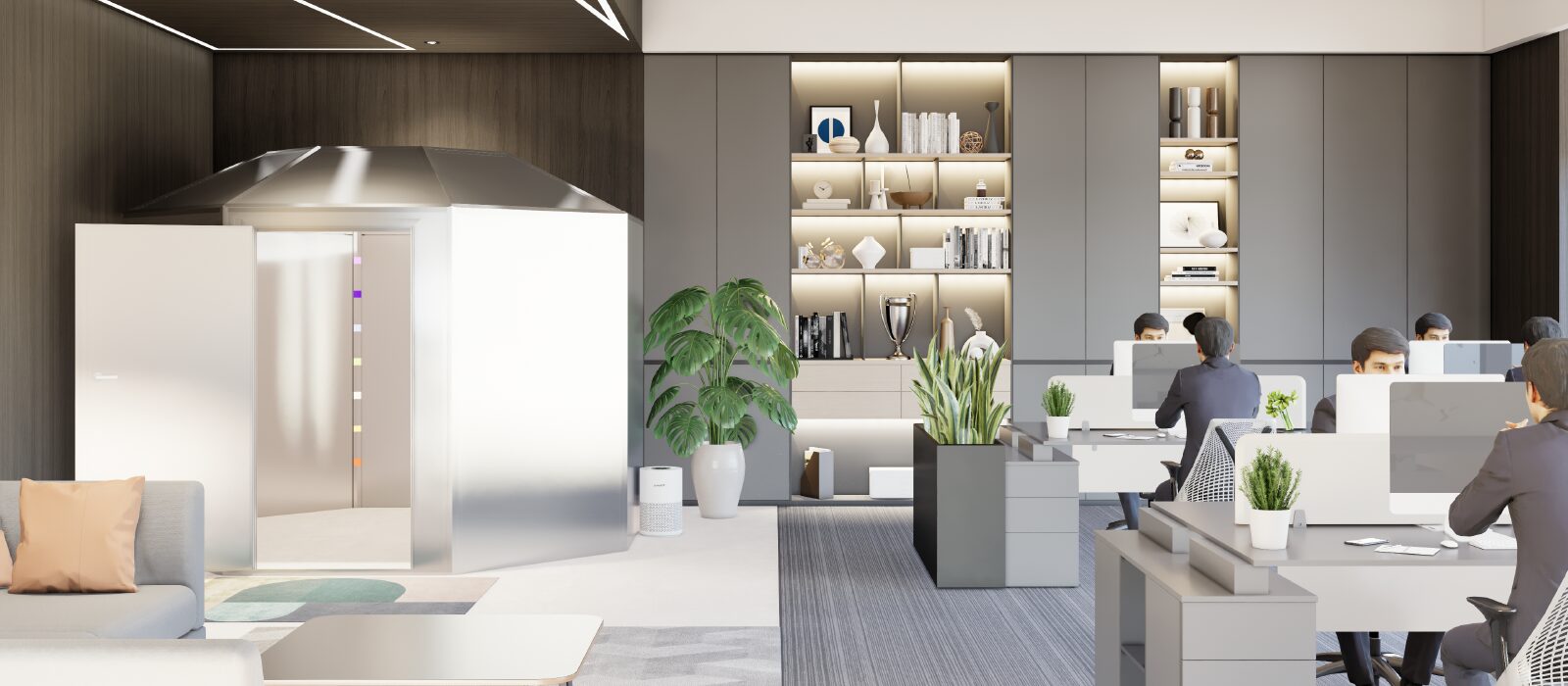 正八角形ドームの設置イメージ画像